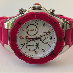Michele Tahitian Jelly Bean Pink Watch